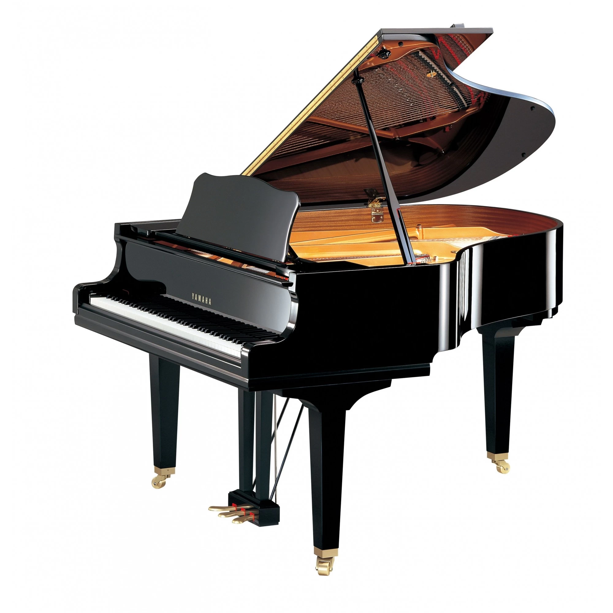Yamaha GC2MPE Baby Grand Piano In Polished Ebony 3 Yamaha GC2MPE Baby Grand Piano In Polished Ebony