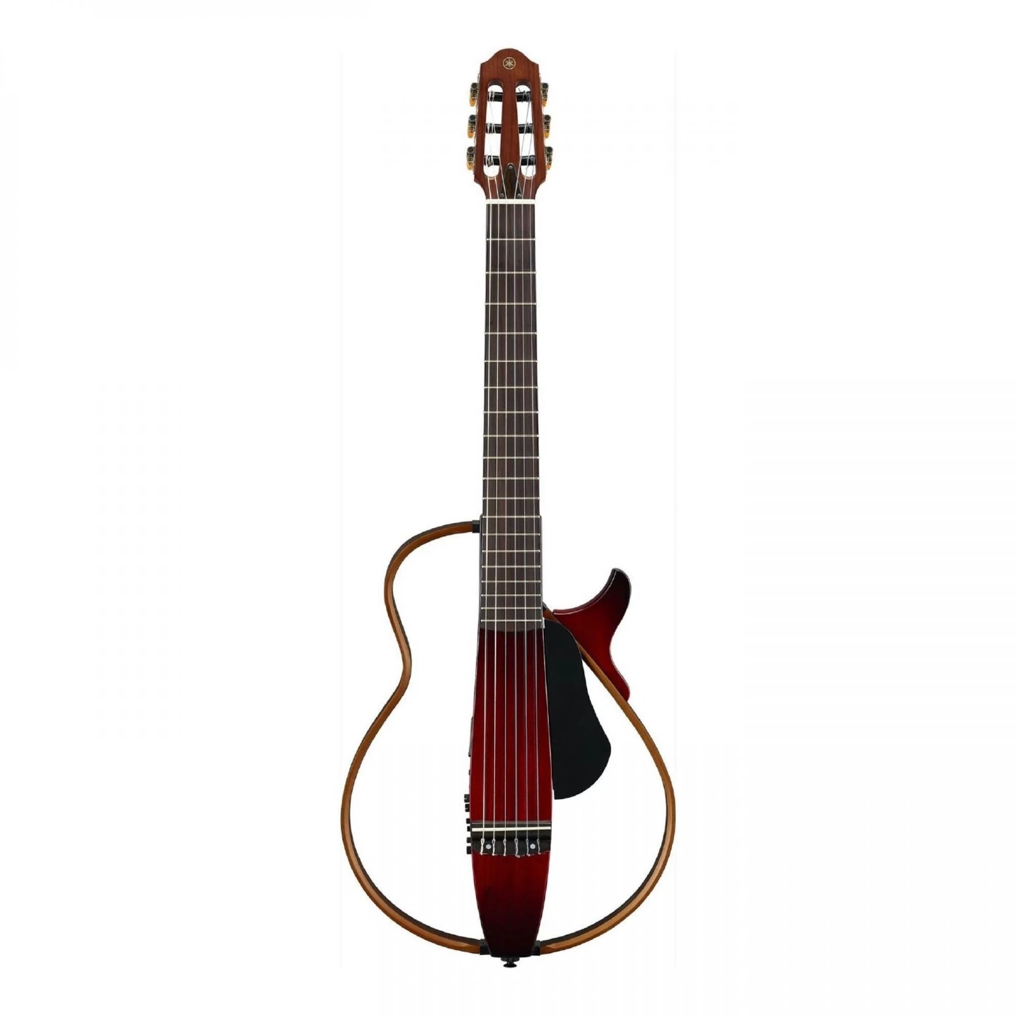 Yamaha SLG200N Silent Nylon Guitar In Crimson Red Burst 3 Yamaha SLG200N Silent Nylon Guitar In Crimson Red Burst
