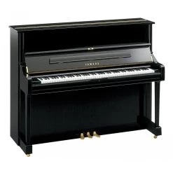 Yamaha U3PEQ Upright Piano In Polished Ebony